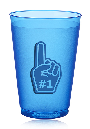 12 oz. Flex Frosted Plastic Stadium Cups 7