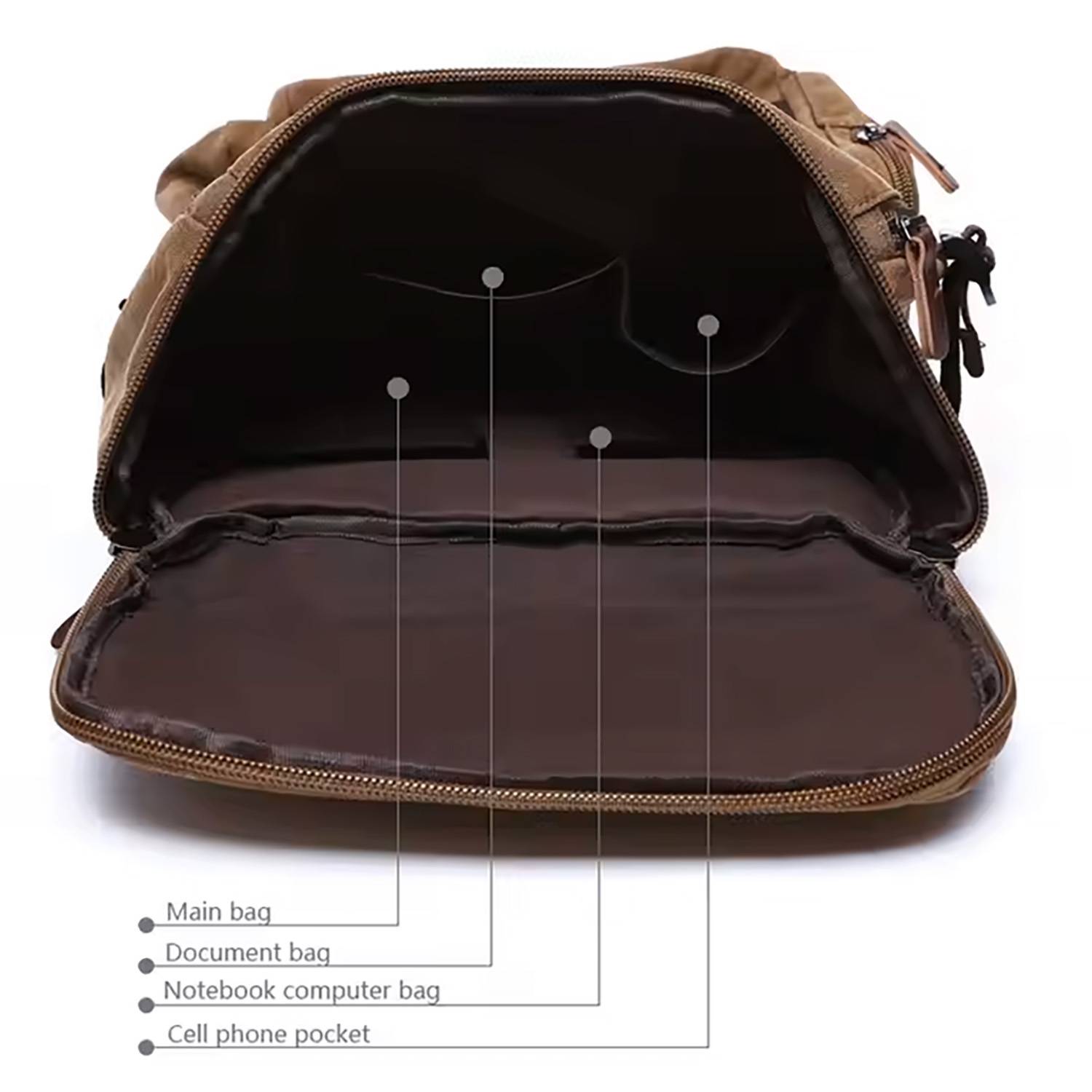 Canvas Men's Shoulder Bag 12