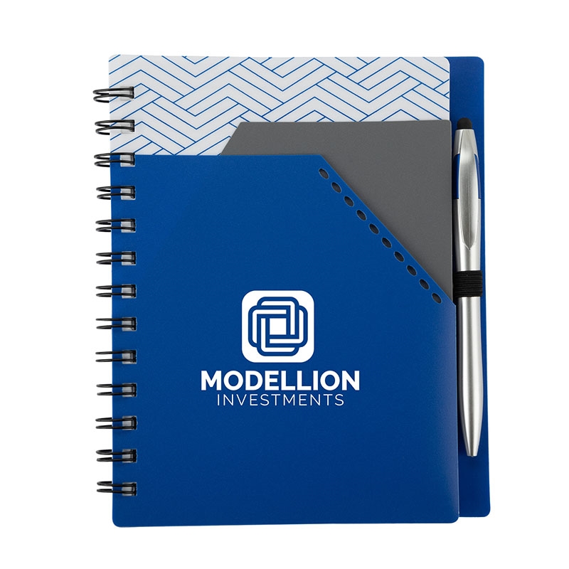 Trapezoid Junior Notebook w/  Stylus Pen 11