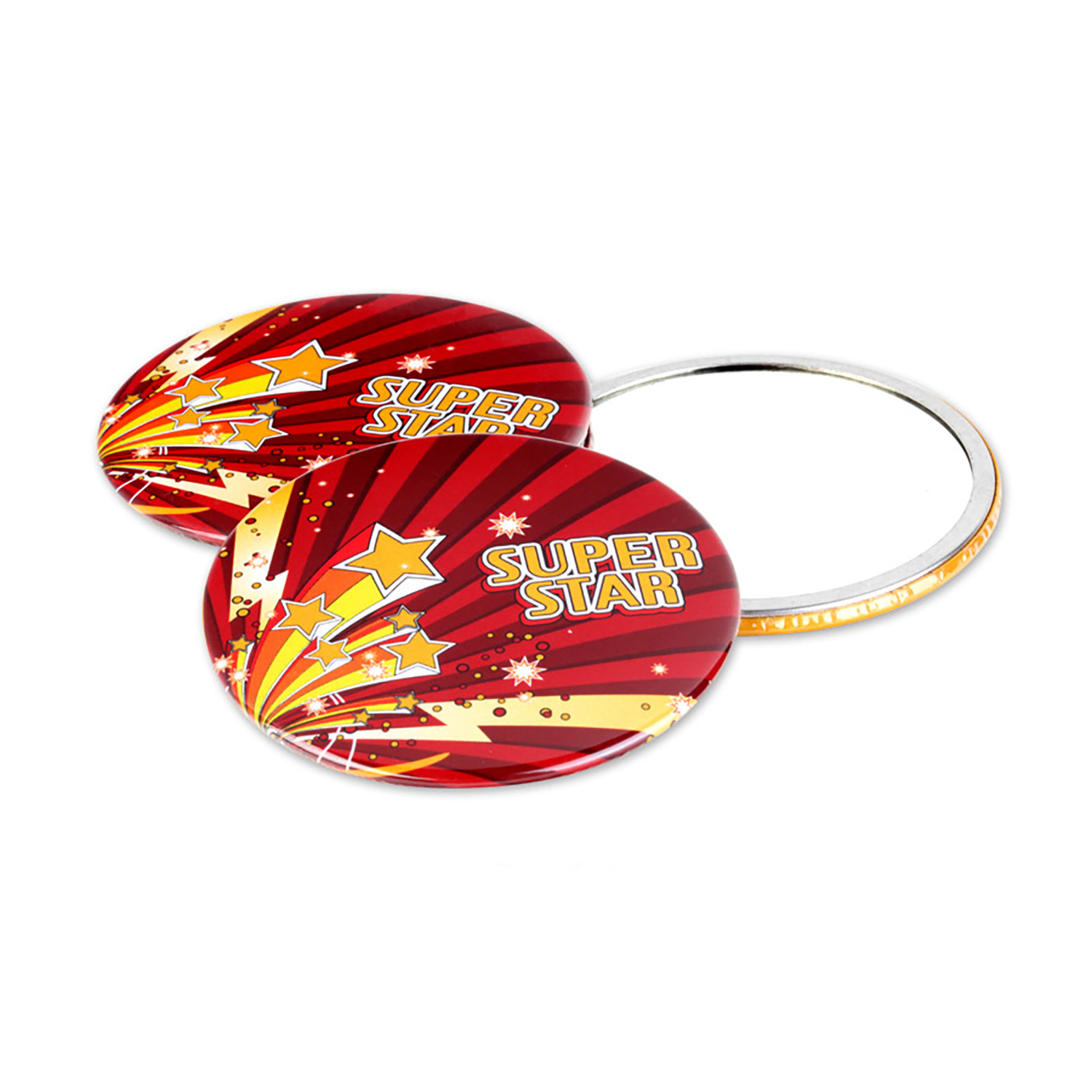 3" Circle Pocket Mirror Button 3