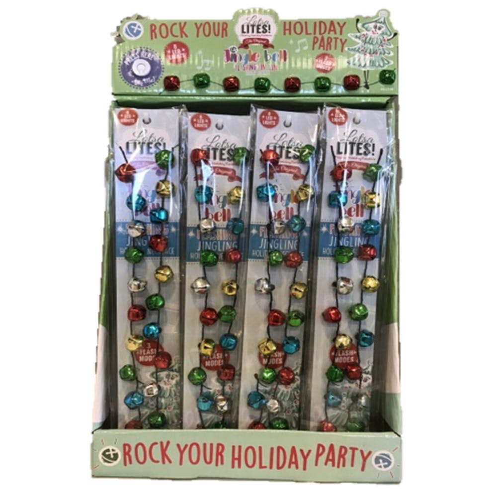 Lotsa Lites! Jingle Bell Flashing Necklaces 2
