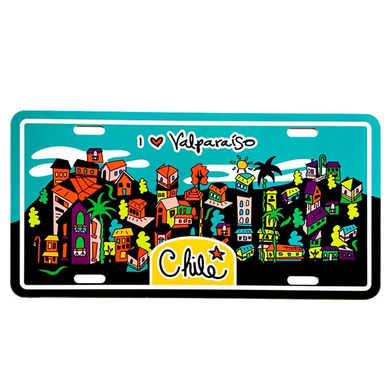 Full Color 0.24'' Universal License Plate Frame Insert 5