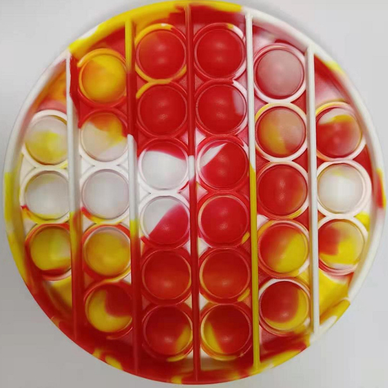 Round Camo Push Pop Bubble Sensory Toy 9
