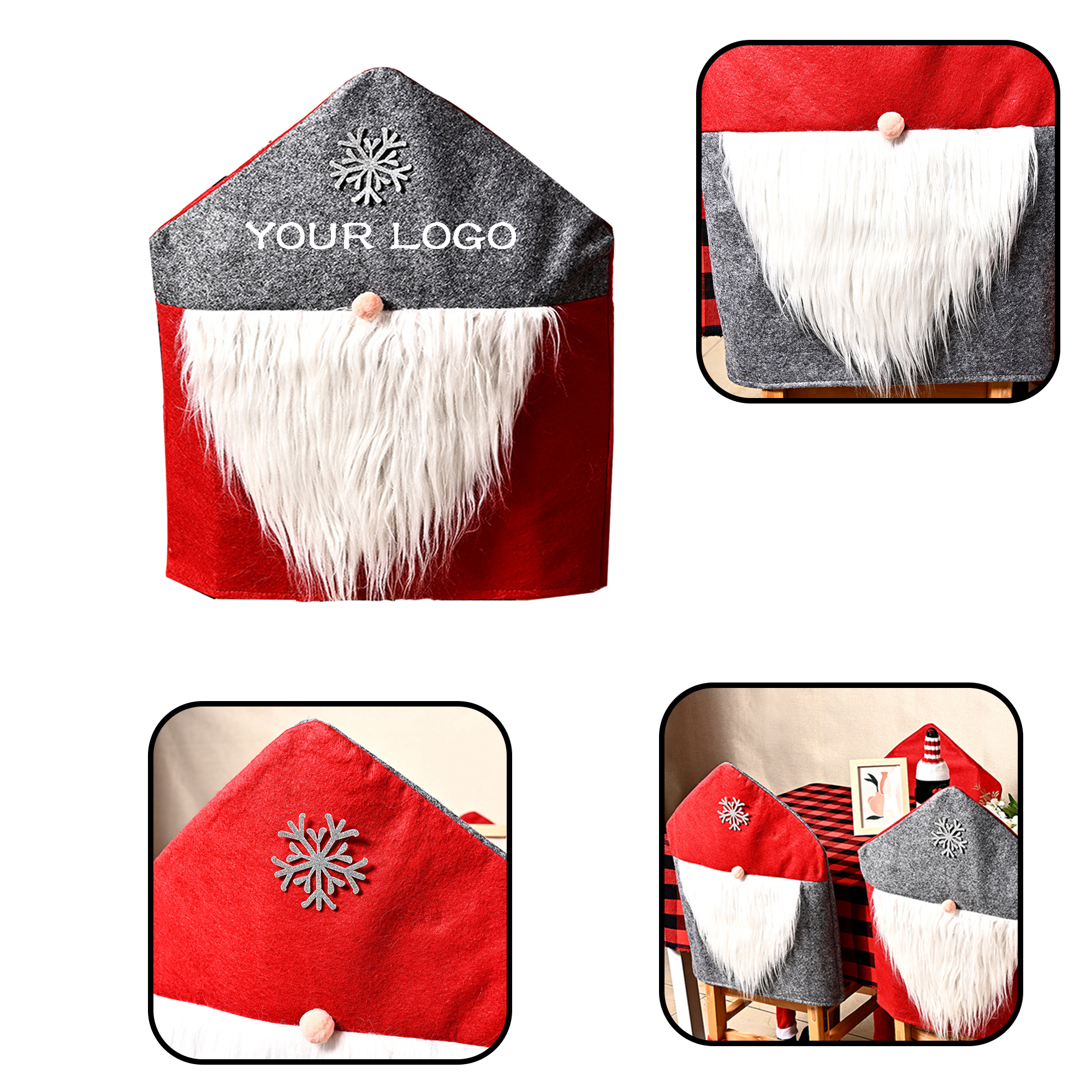 MOQ 20 PCS Christmas Stool Cover 2