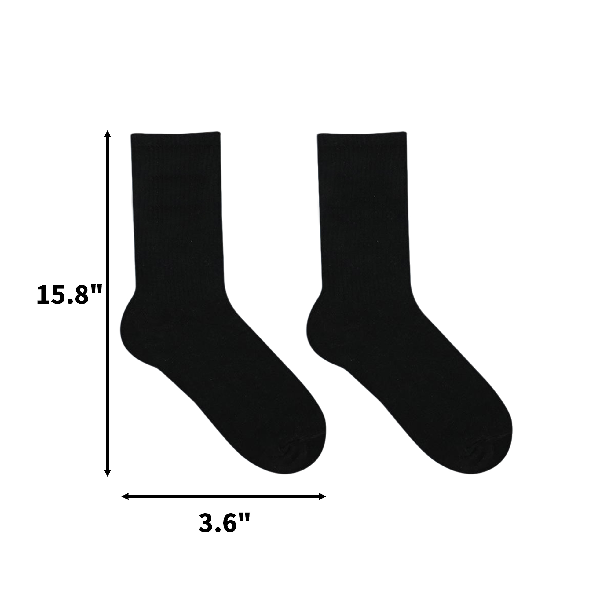 Cotton Knitted Crew Sock For Daily Wear 4