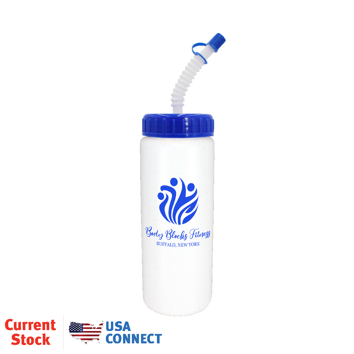32 oz. Sports Bottle with Flexible Straw 12