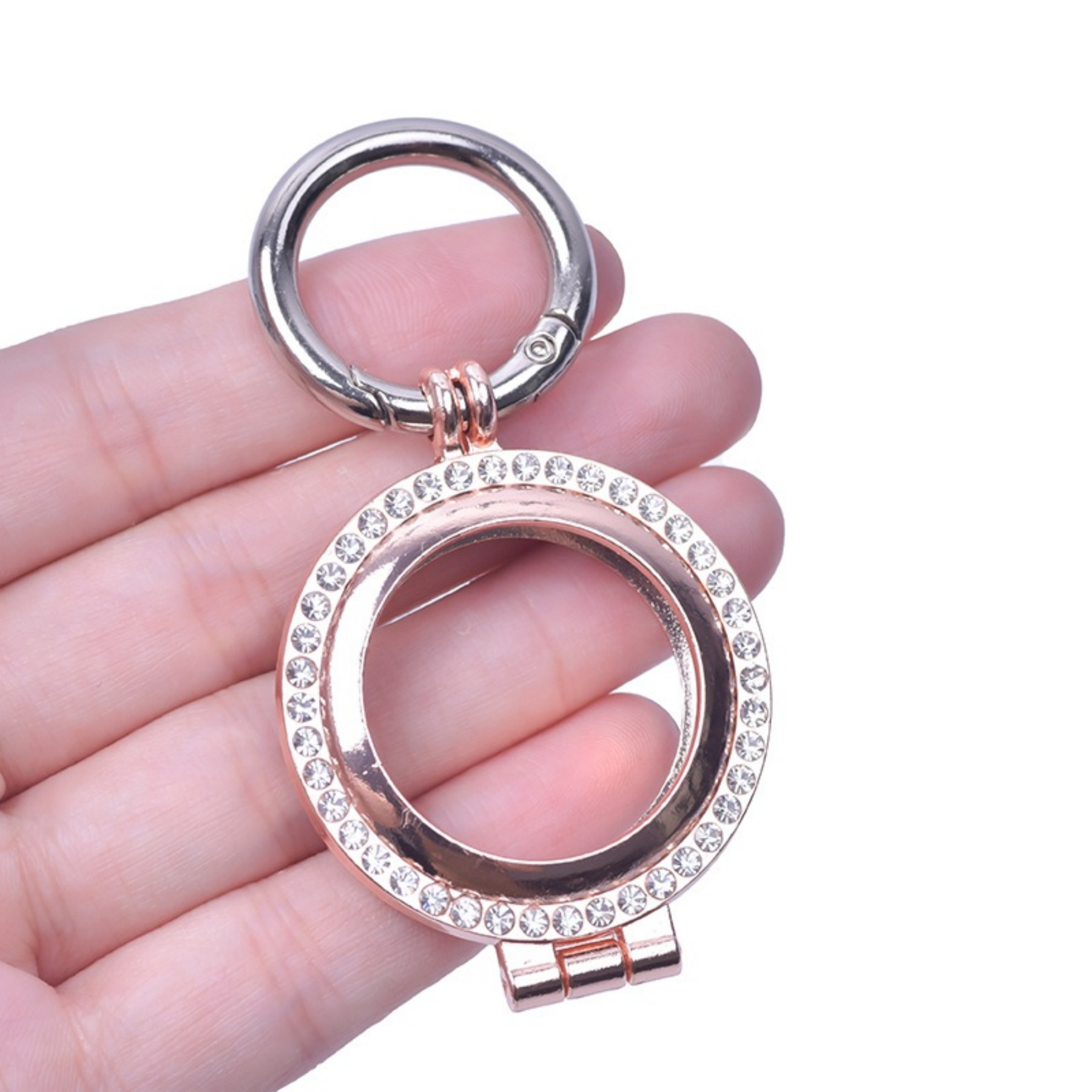 Case Keychain for Apple Airtag Holder Dog Tag Clip Key Ring 3