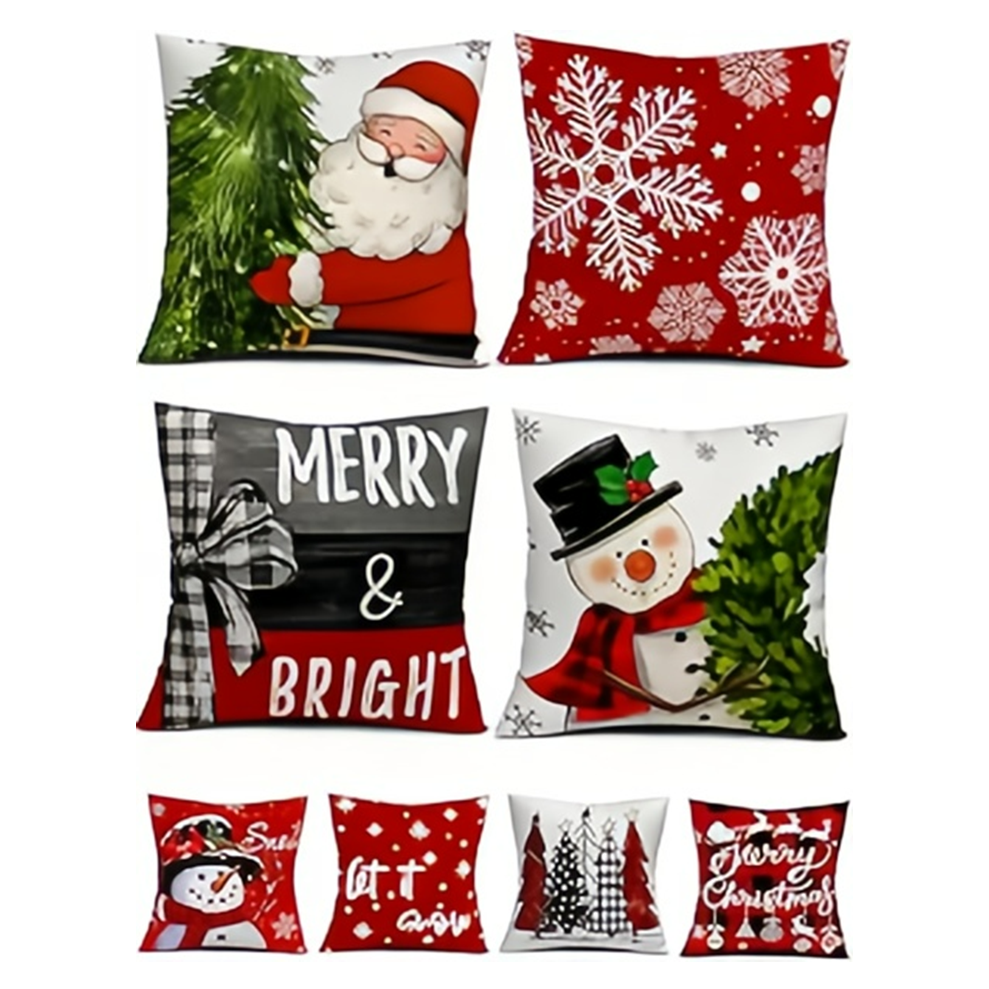 MOQ50 Christmas Decorative Pillow Cover 3