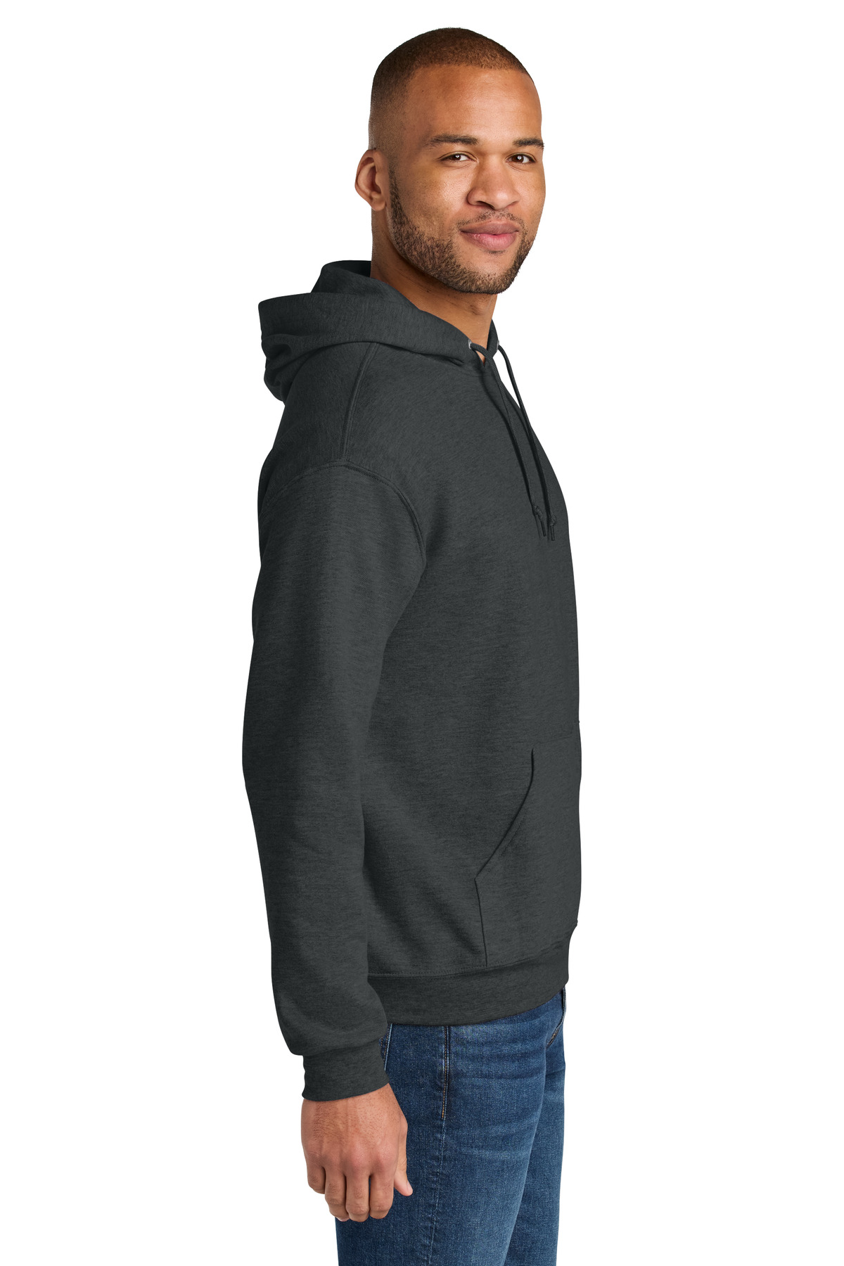 Jerzees Ultimate Unisex CVC Ring Spun Hooded Sweatshirt IC49M 6