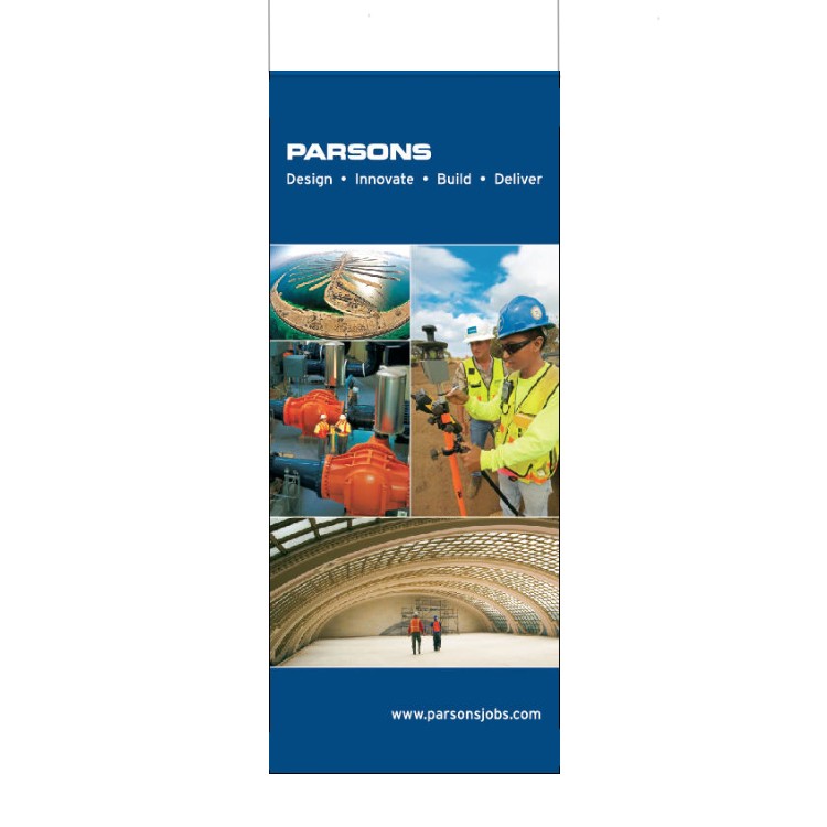 Hanging event Banner, Vinyl - 48"W x 96"H 1
