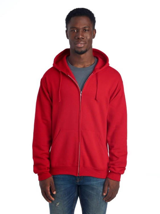 JERZEES NuBlend® Unisex Full-Zip Hooded Sweatshirt 1