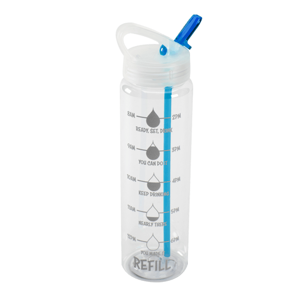 Water Bottle with Flip Up Spout & Hydration Mark  - 32 Oz. 30