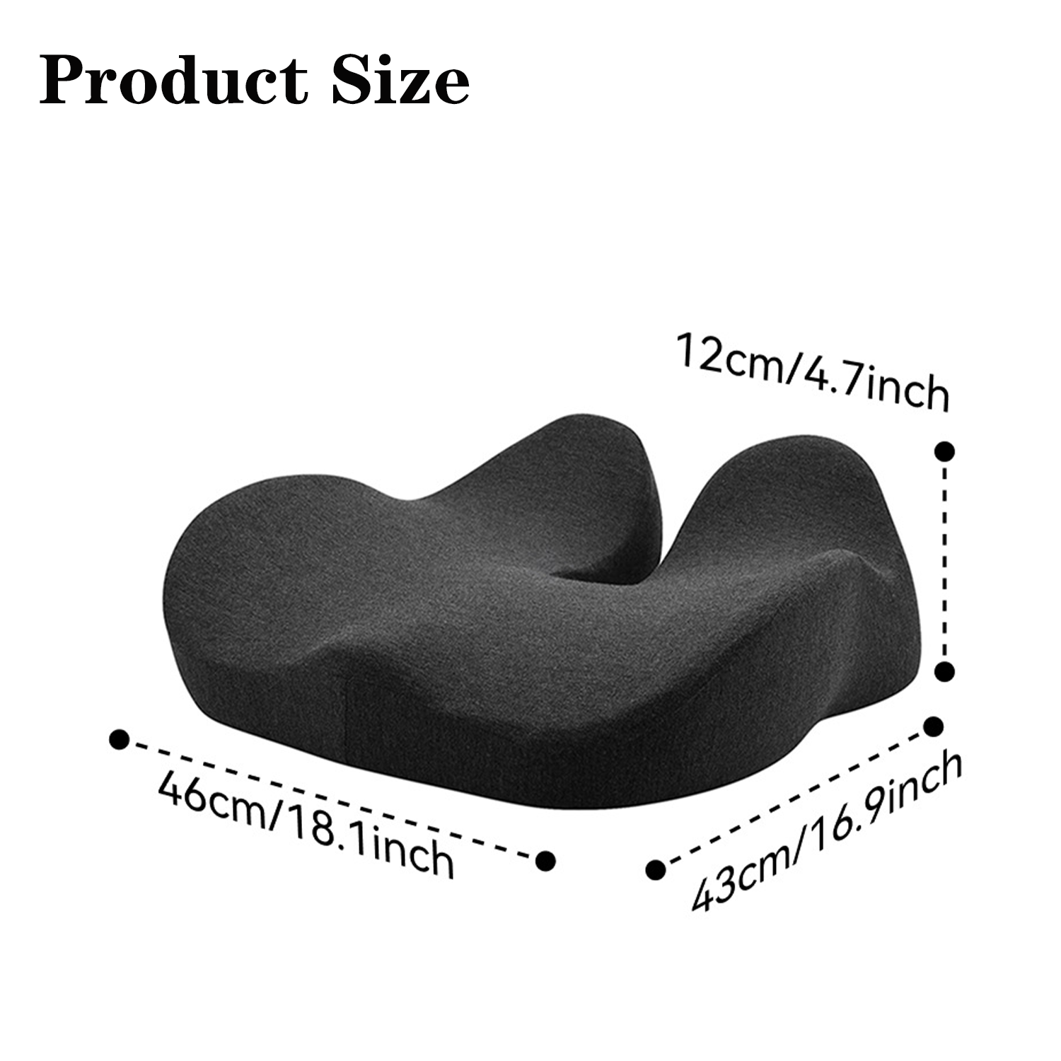 Memory Foam Cushion for Back Pain Relief 2