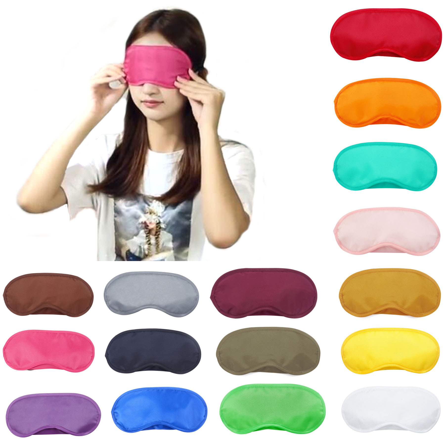 Car Travel Convenient Soft Sleep Eye Mask 2
