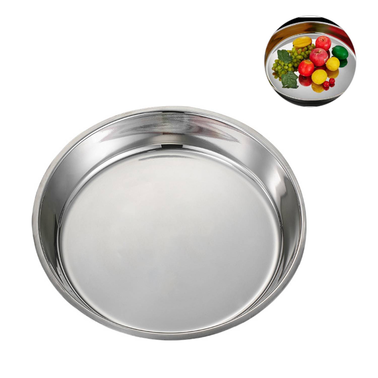 Stainless Steel Round Plate 5