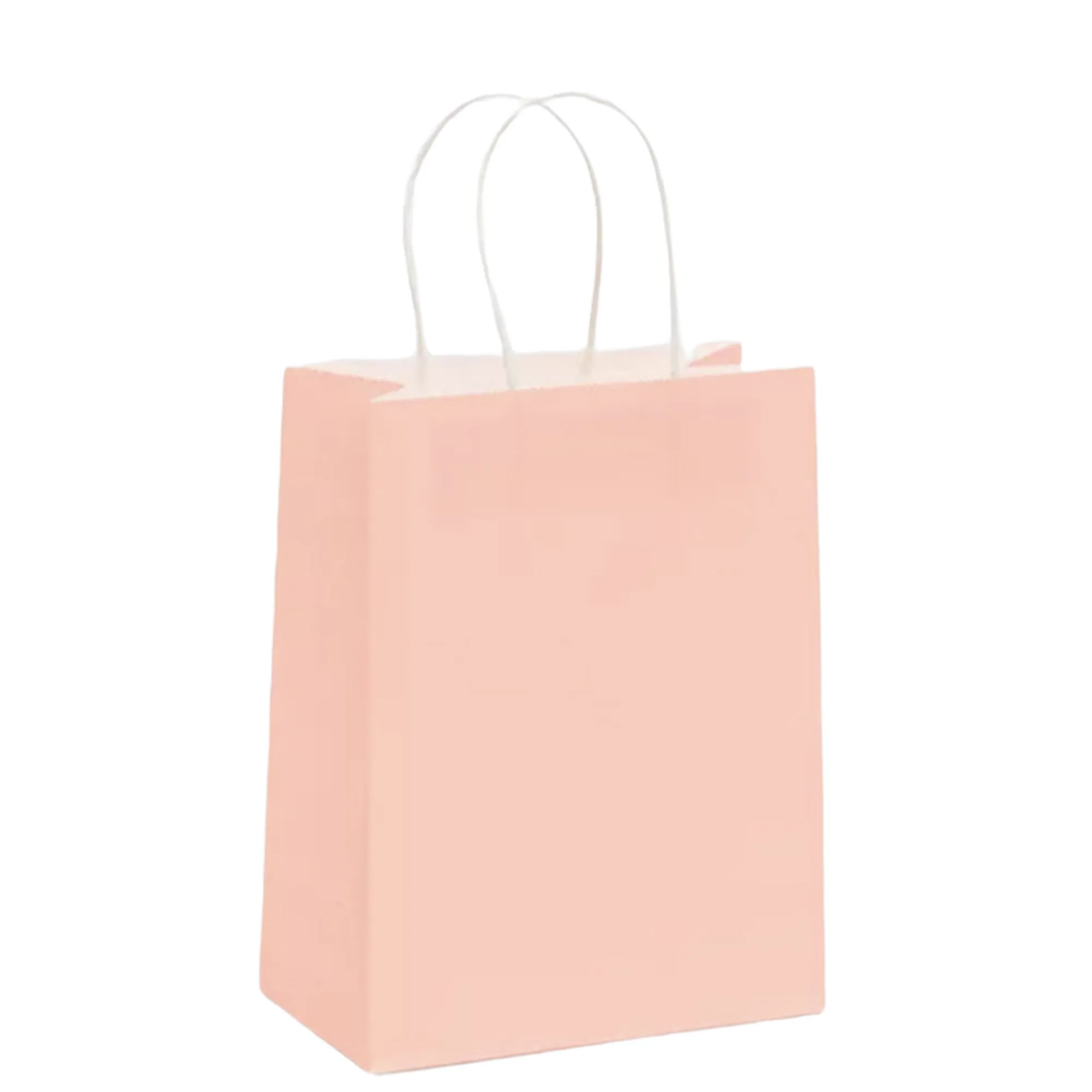 MOQ 100 PCS Kraft Paper Handbag 6