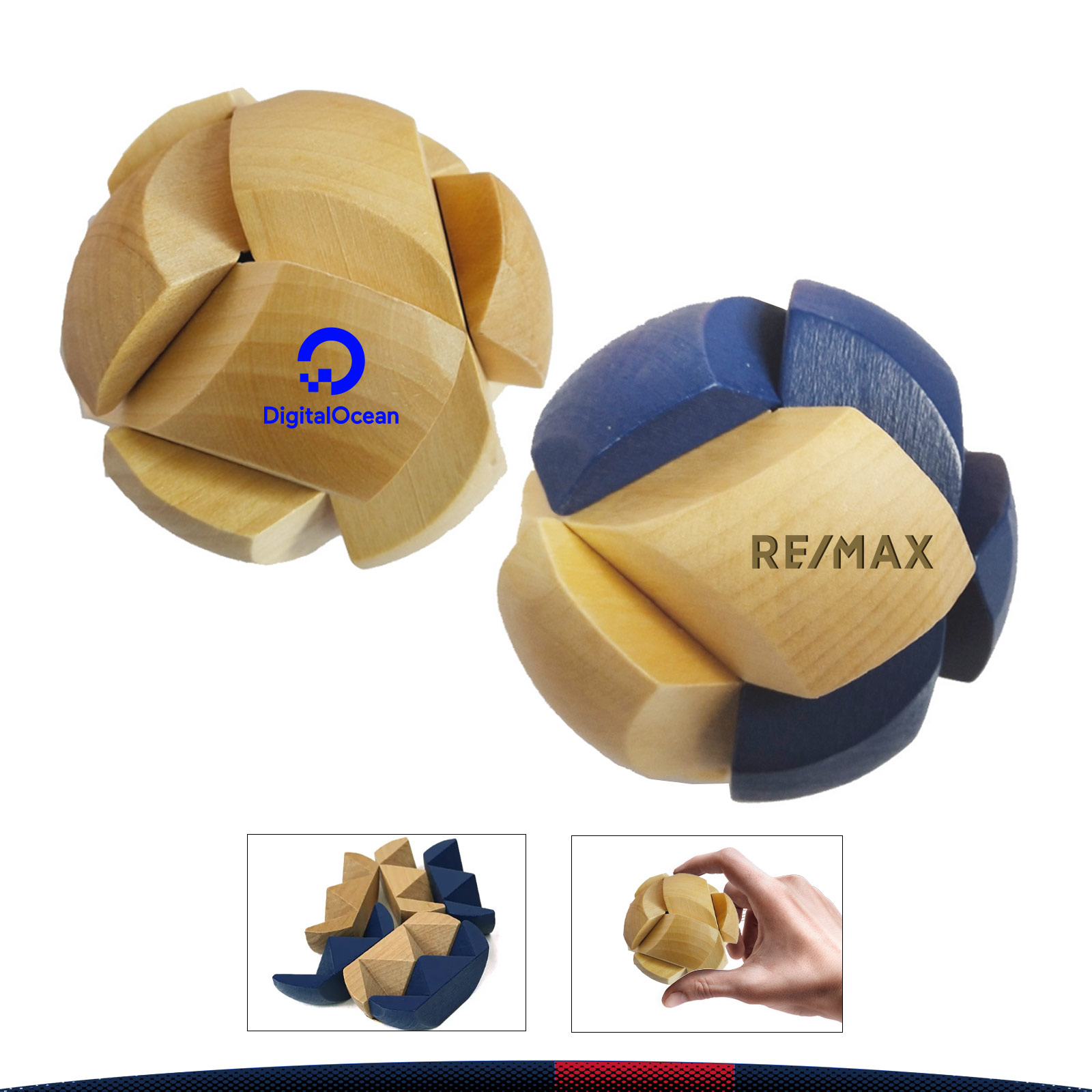 Renivo Wooden 3D Soccer Puzzle 3