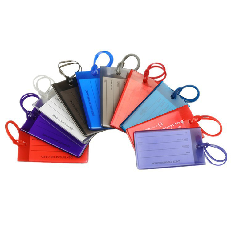 Soft PVC Custom Luggage Tag Holders 3