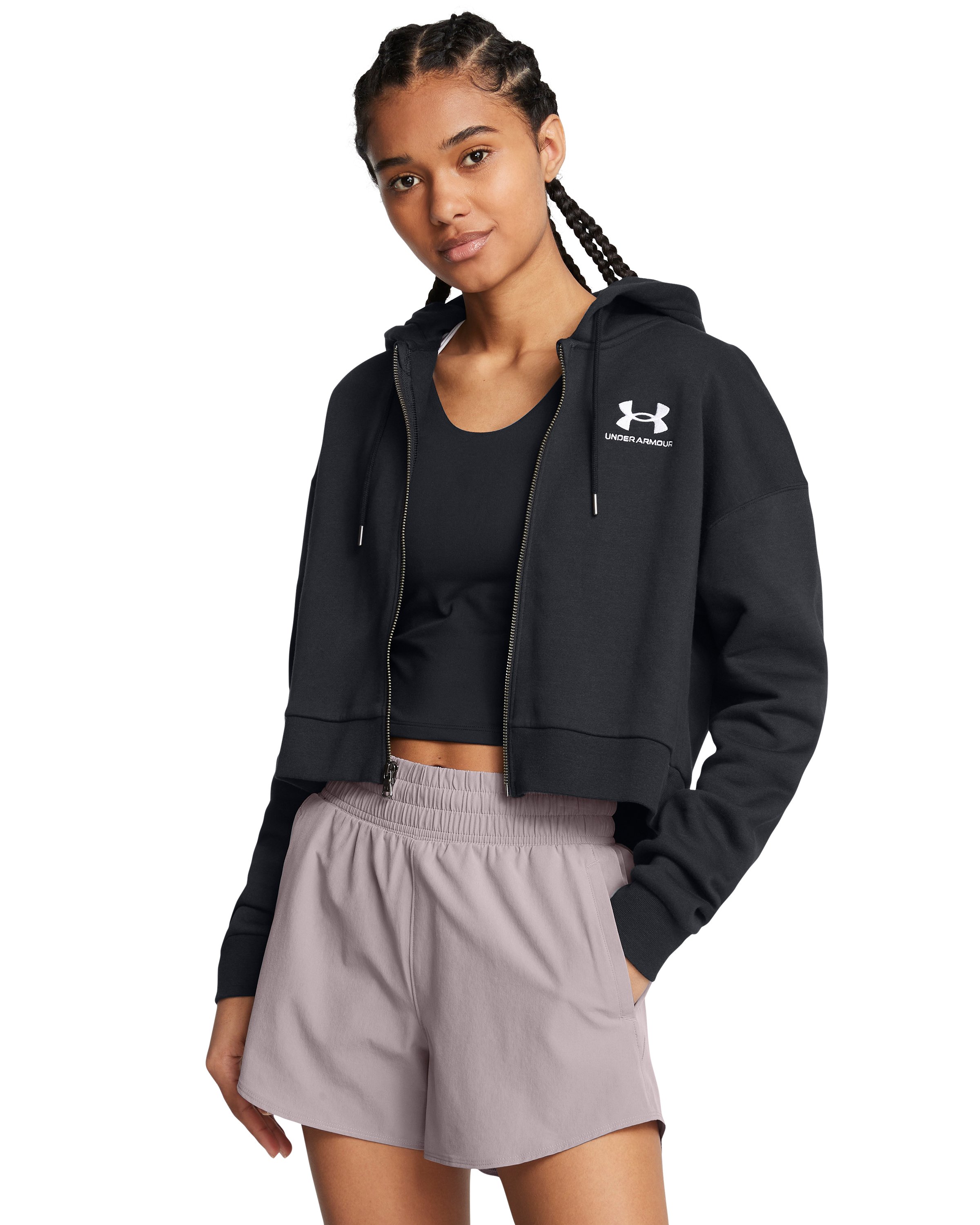 UA Icon Fleece Women's Full-Zip Hoodie 2