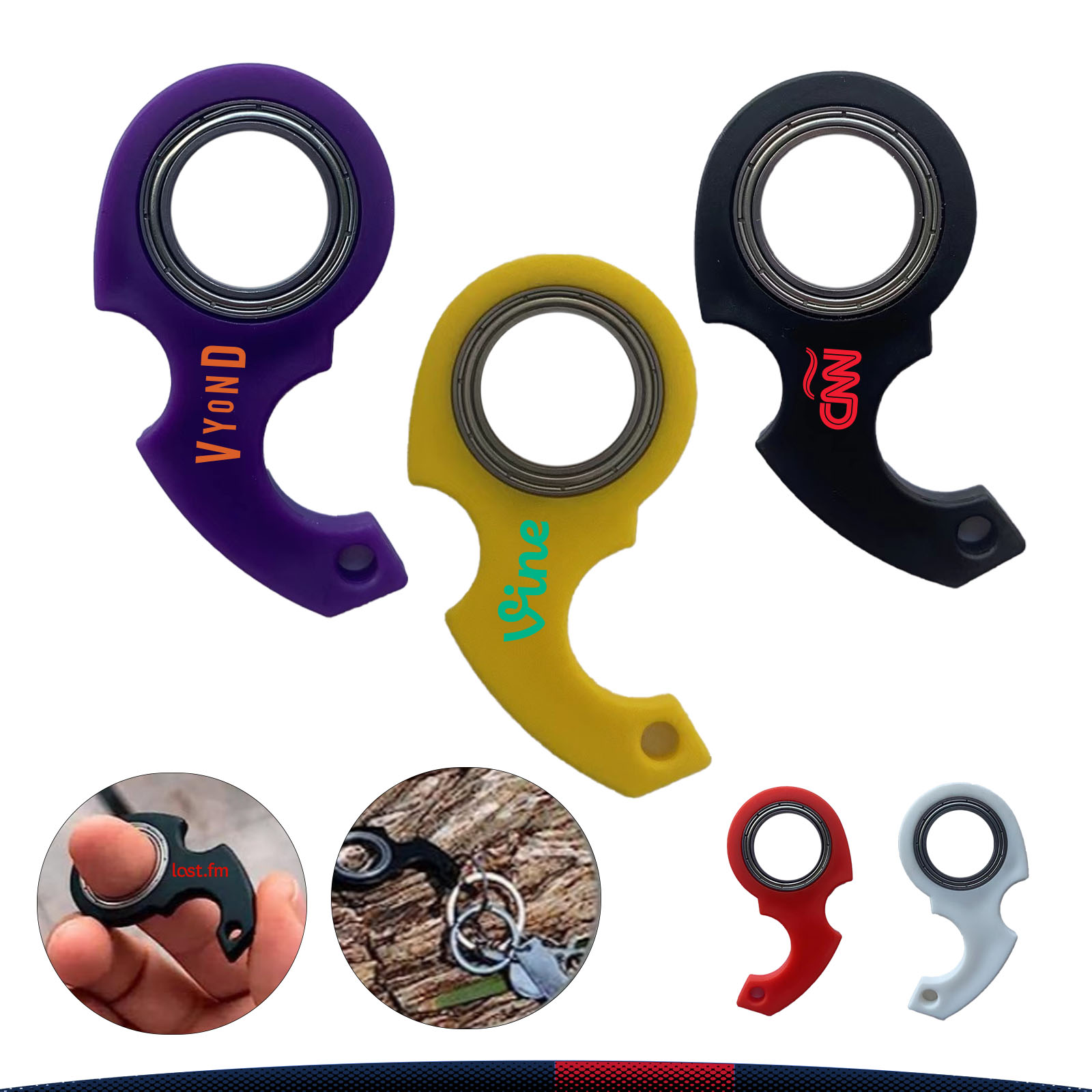 Keychain Fidget Spinner 6