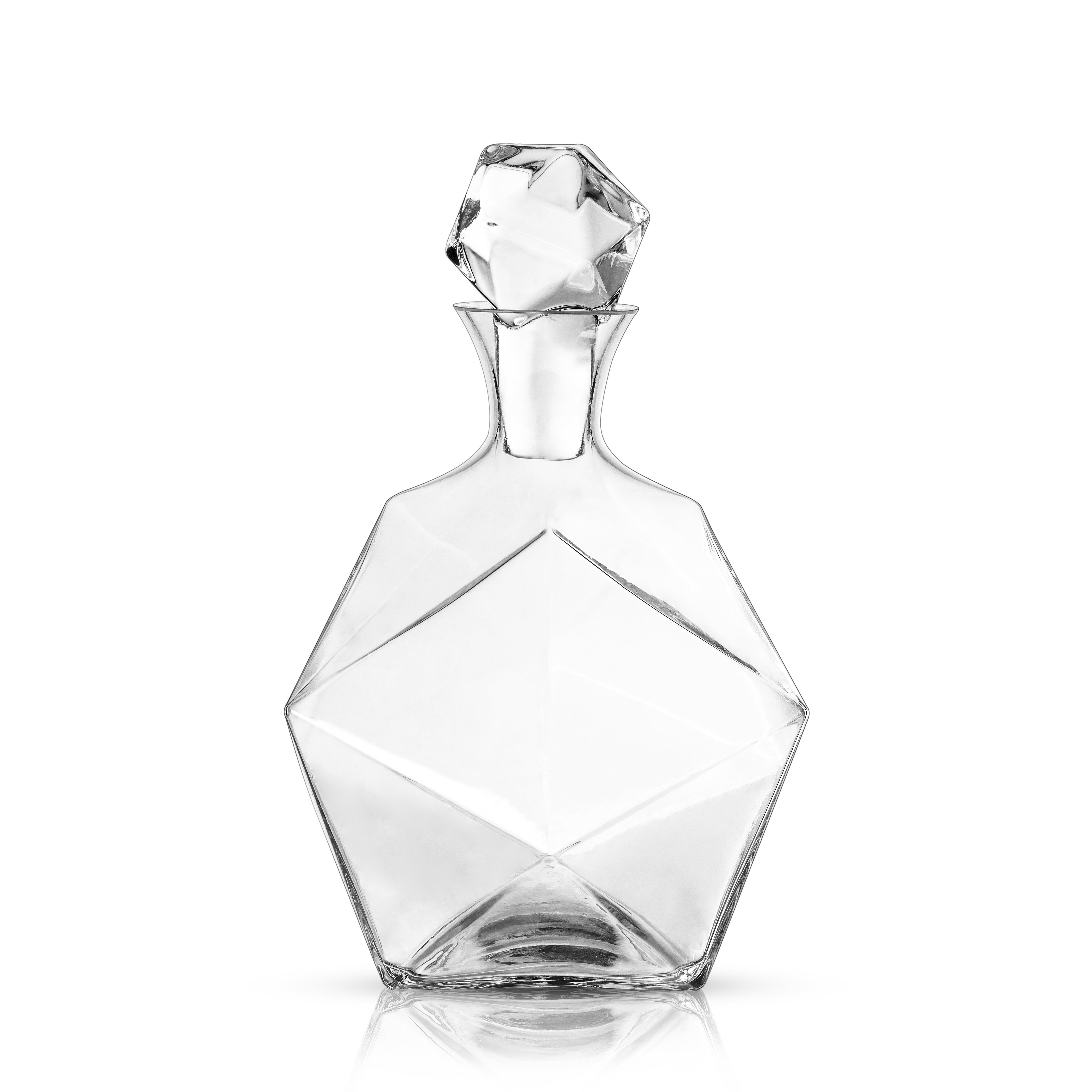 Viski® Faceted Crystal Liquor Decanter 2