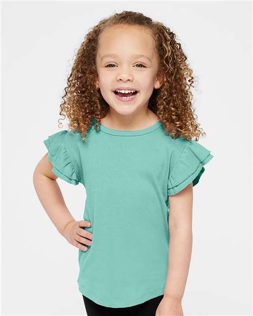 Toddler Flutter Sleeve Tee - 3339 5