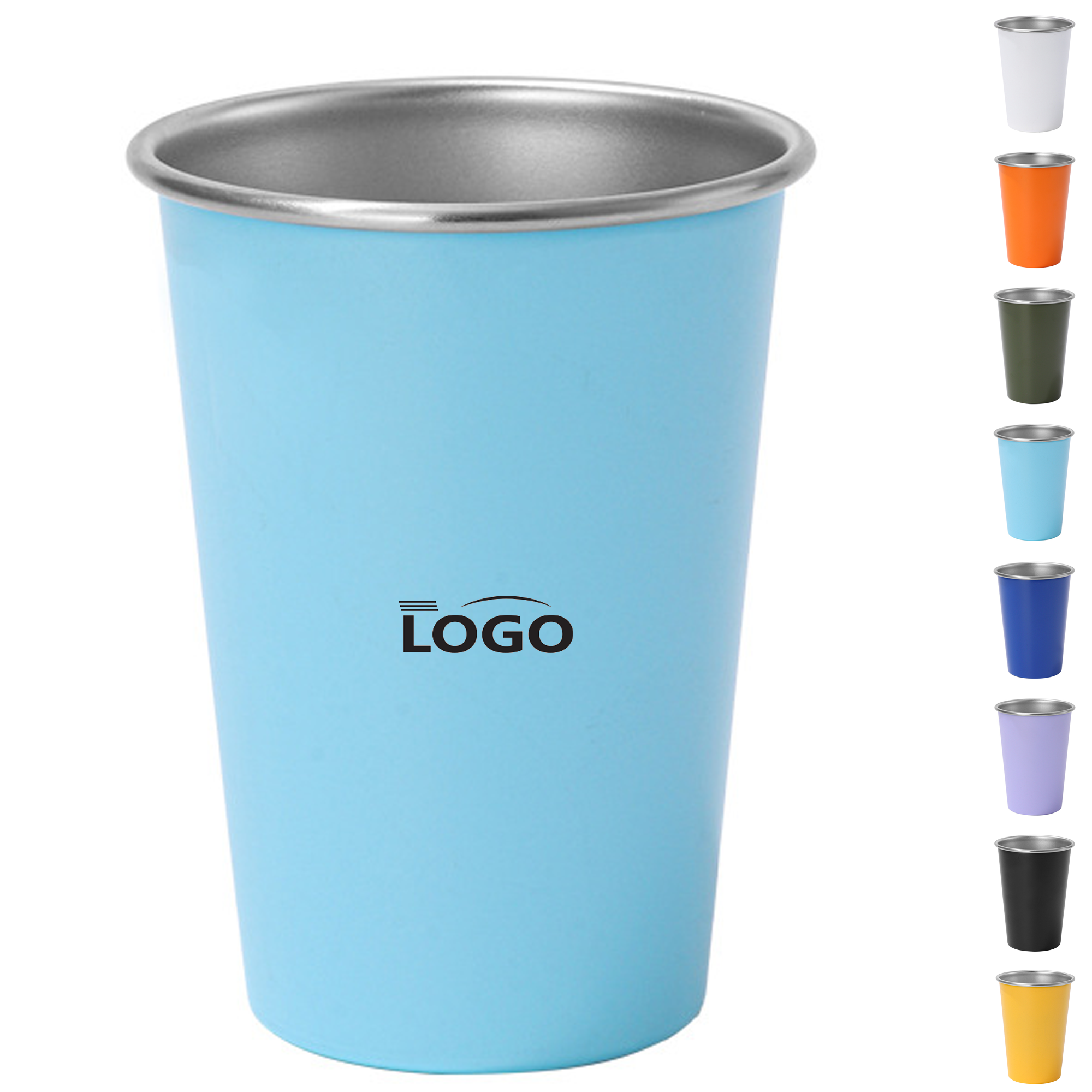 Reusable 16 Oz. Stainless Steel Cup 2