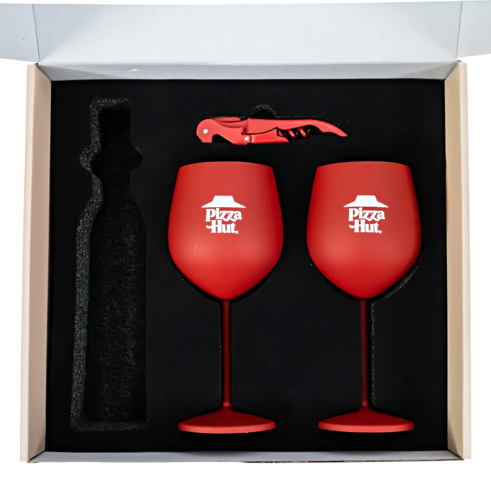 OEM Full Color Wine Gift Set 4