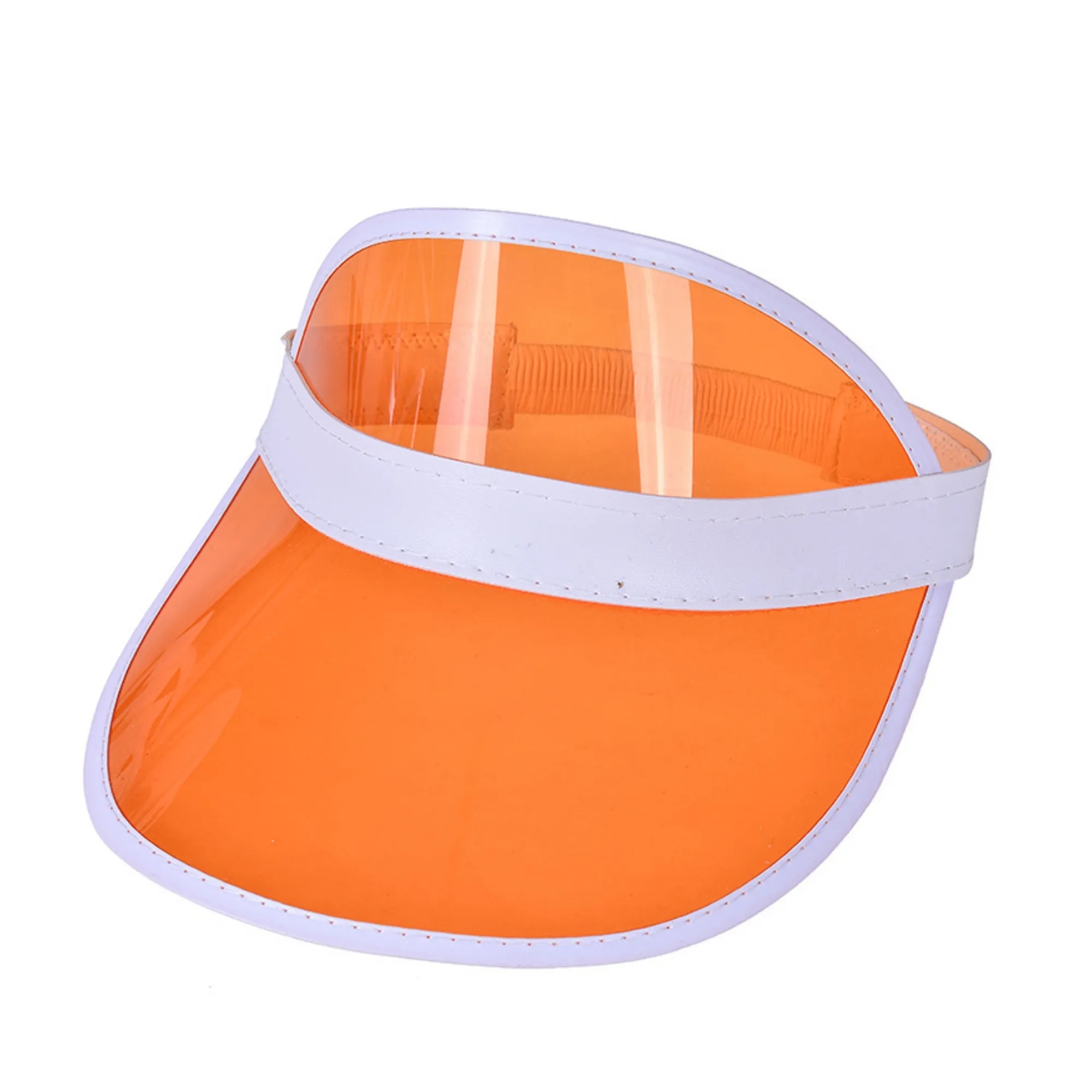 Unisex Sun Visors Plastic Clear Cap 11