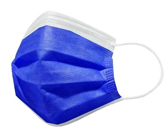Disposable Masks In Black, Red, Pink, Gray, Blue - Printed 1 Color 2
