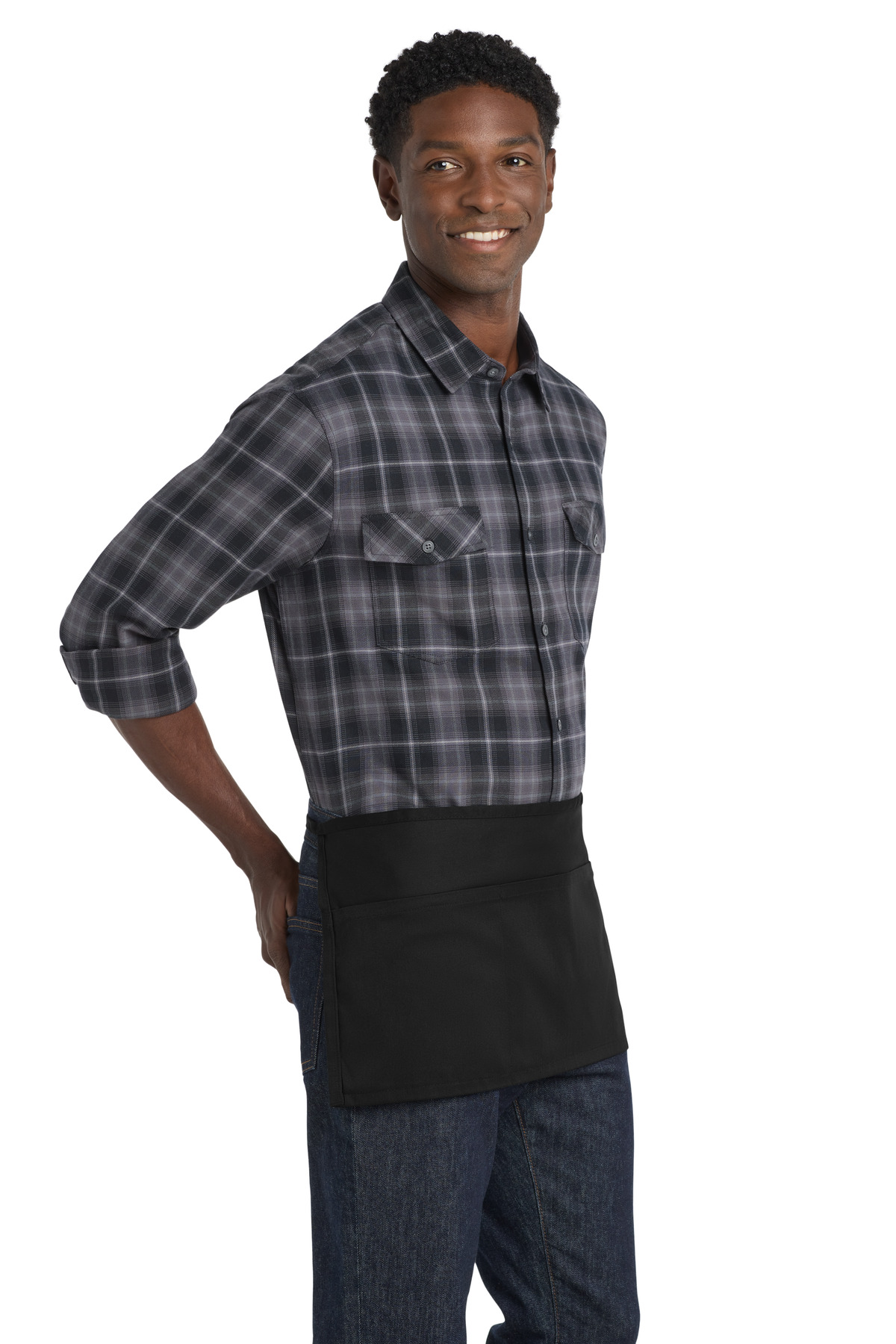Port Authority Easy Care Reversible Waist Apron with Stain Release. A707 3