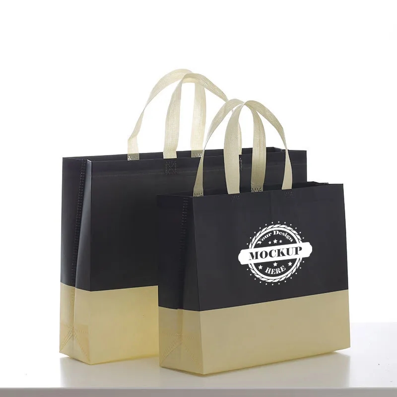 Two Tone Non Woven Tote Bag 10