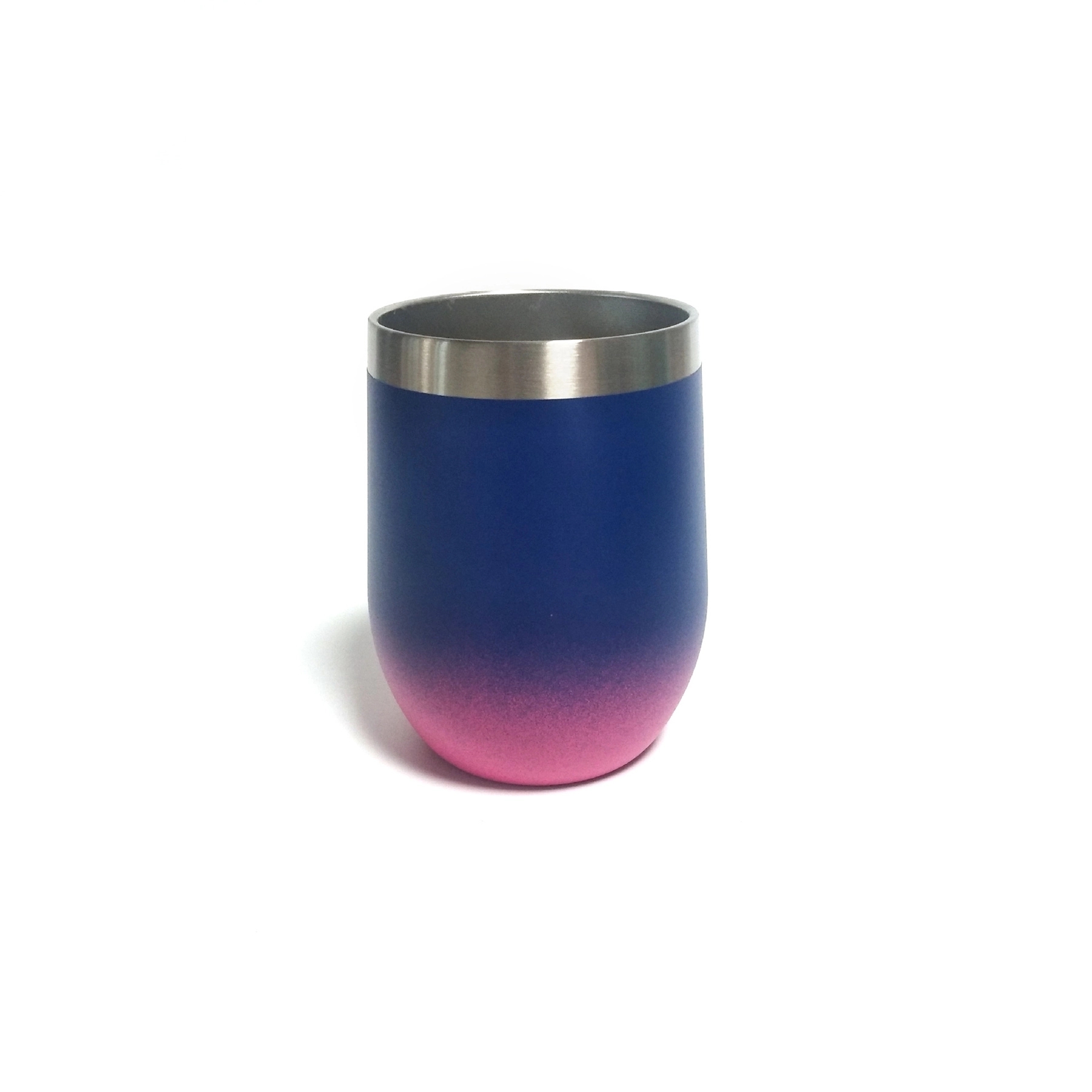 12oz Gradient Color Wine Tumbler with Lid 16