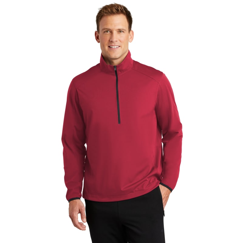 Port Authority Active 1/2-Zip Soft Shell Jacket. 6