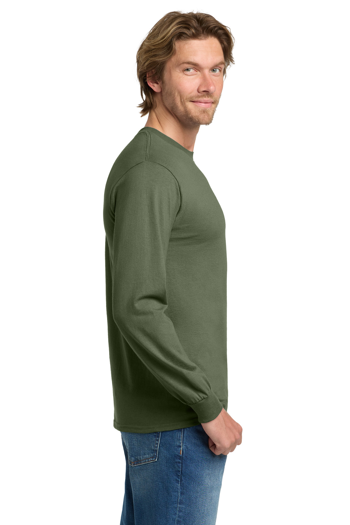 Gildan - Heavy Cotton 100% Cotton Long Sleeve T-Shirt. 5400 47