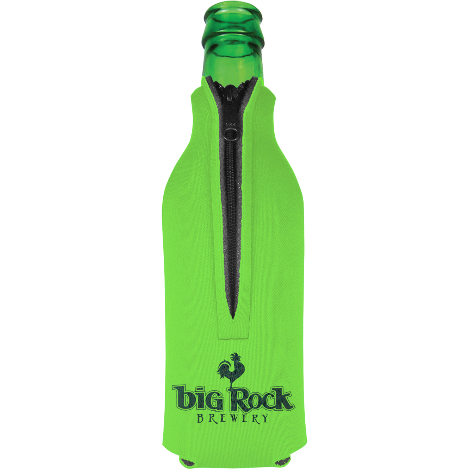 Bottle Zipper Scuba can cooler, custom koozie with logo imprint 24