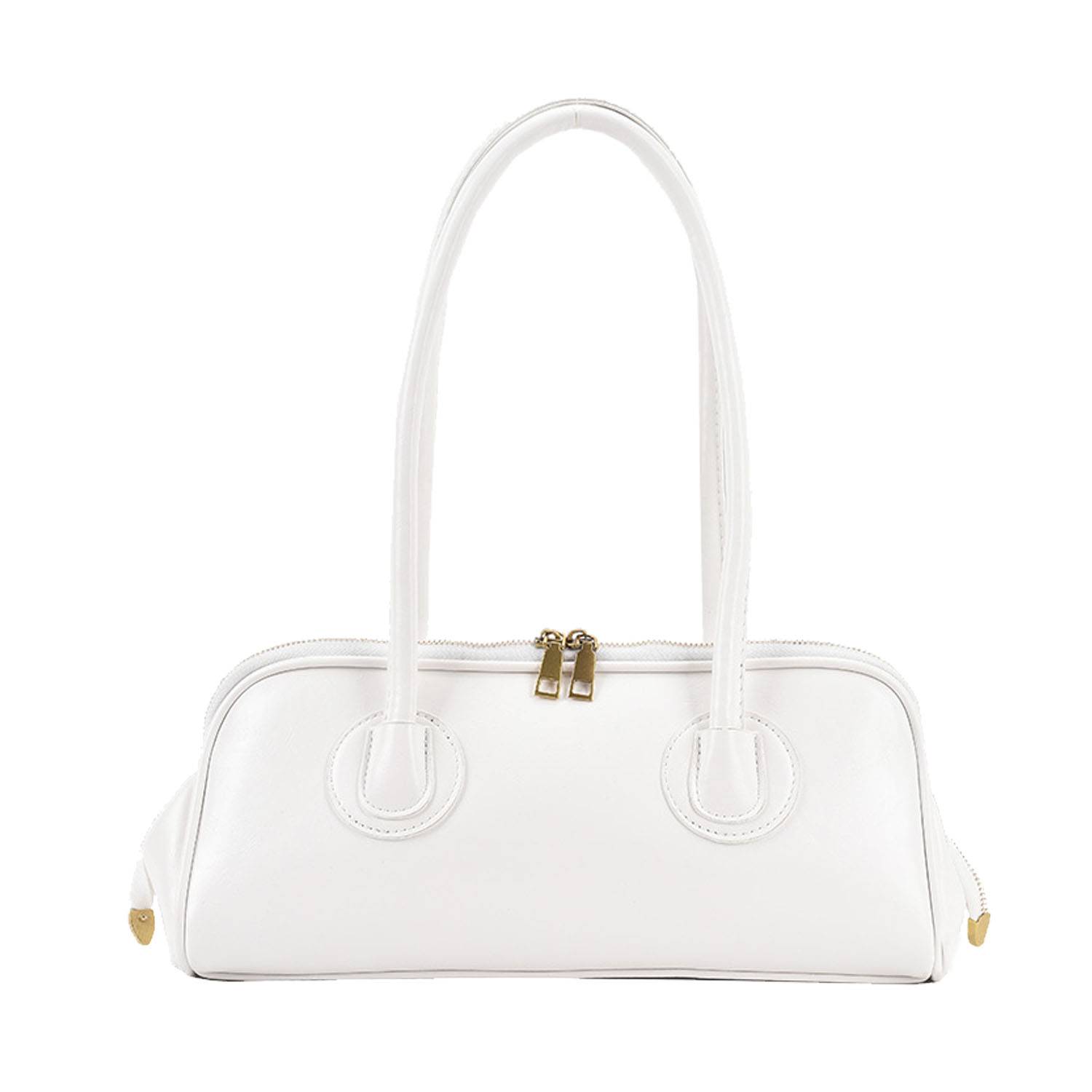 Women's PU Leather Shoulder Bag w/ Zipper 5