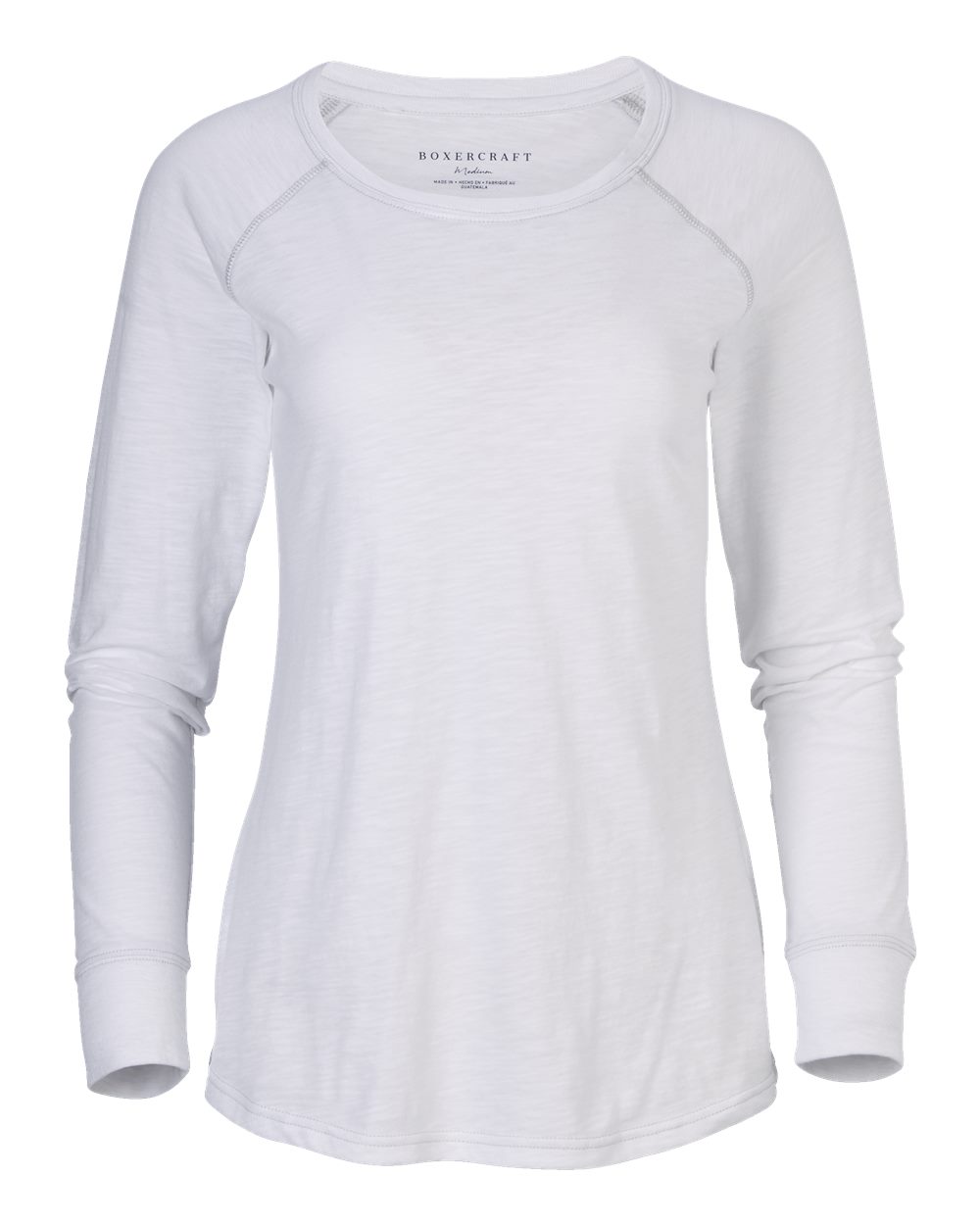 Women's Solid Preppy Patch Long Sleeve T-Shirt - BW3166 28
