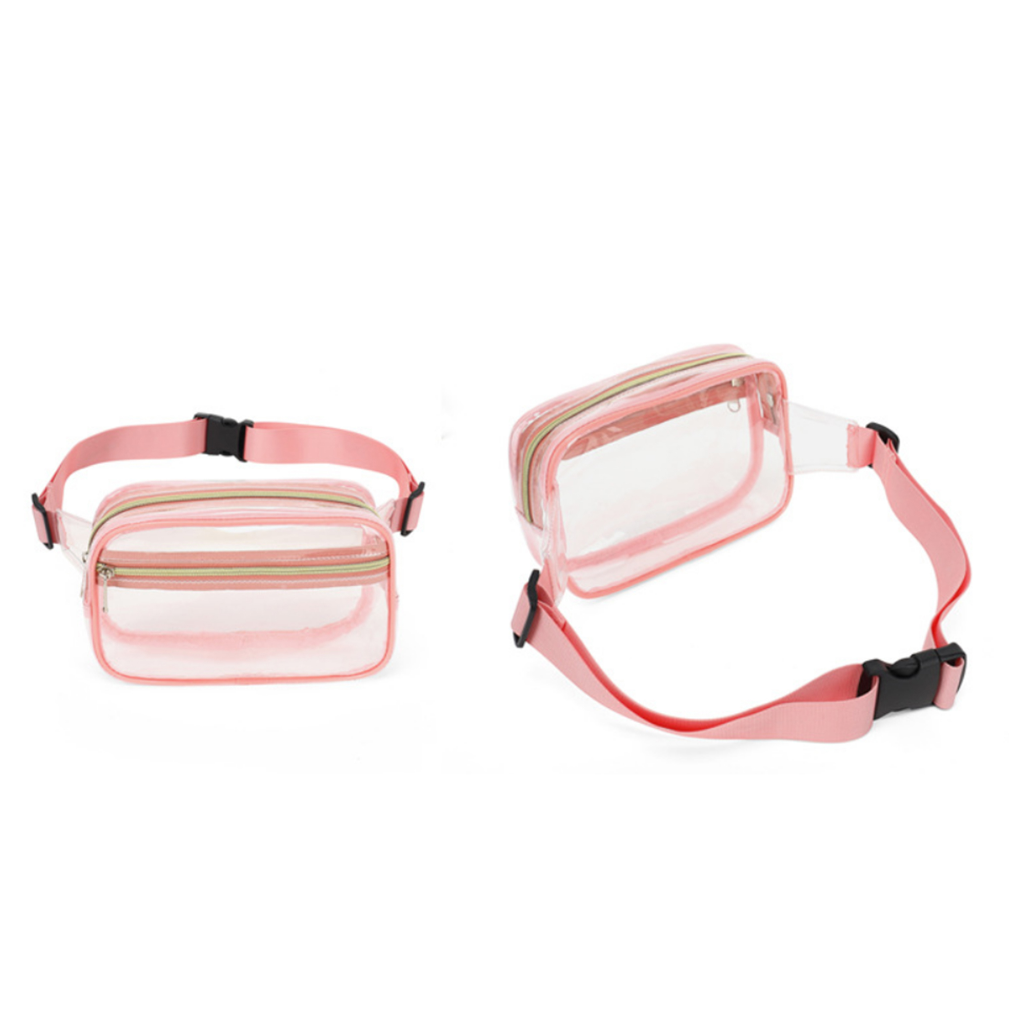 MOQ 50 PCS Stylish Transparent Waist Bag 2