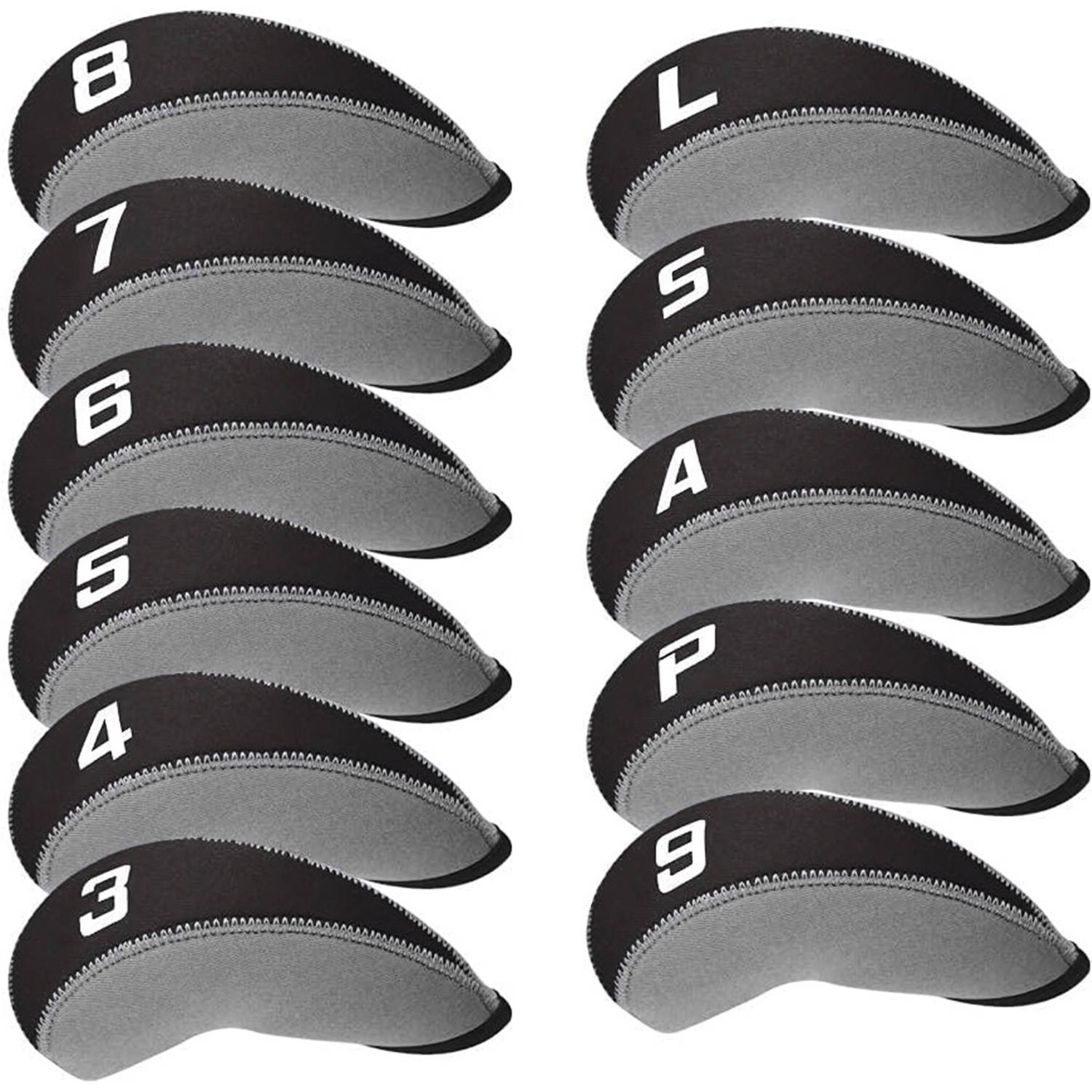 11PCS Custom Neoprene Golf Club Headcover 15