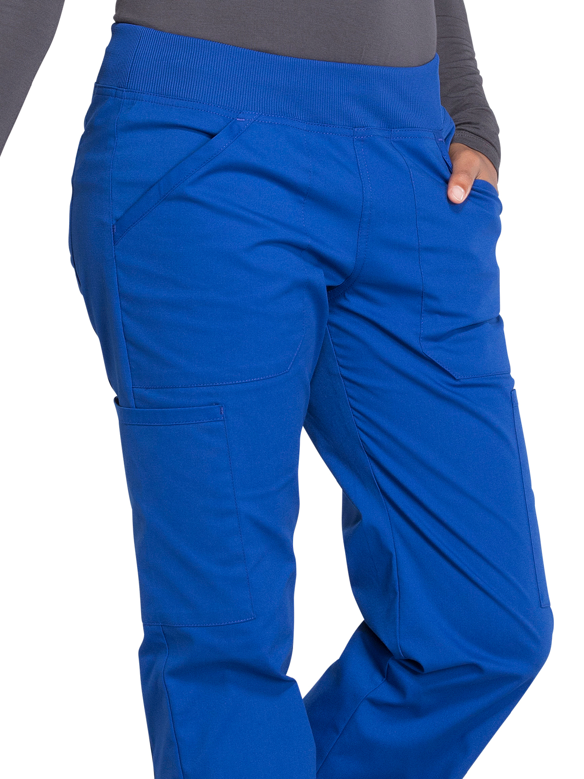 Cherokee - Workwear Professionals - Mid Rise Straight Leg Pull-on Cargo Pant 45