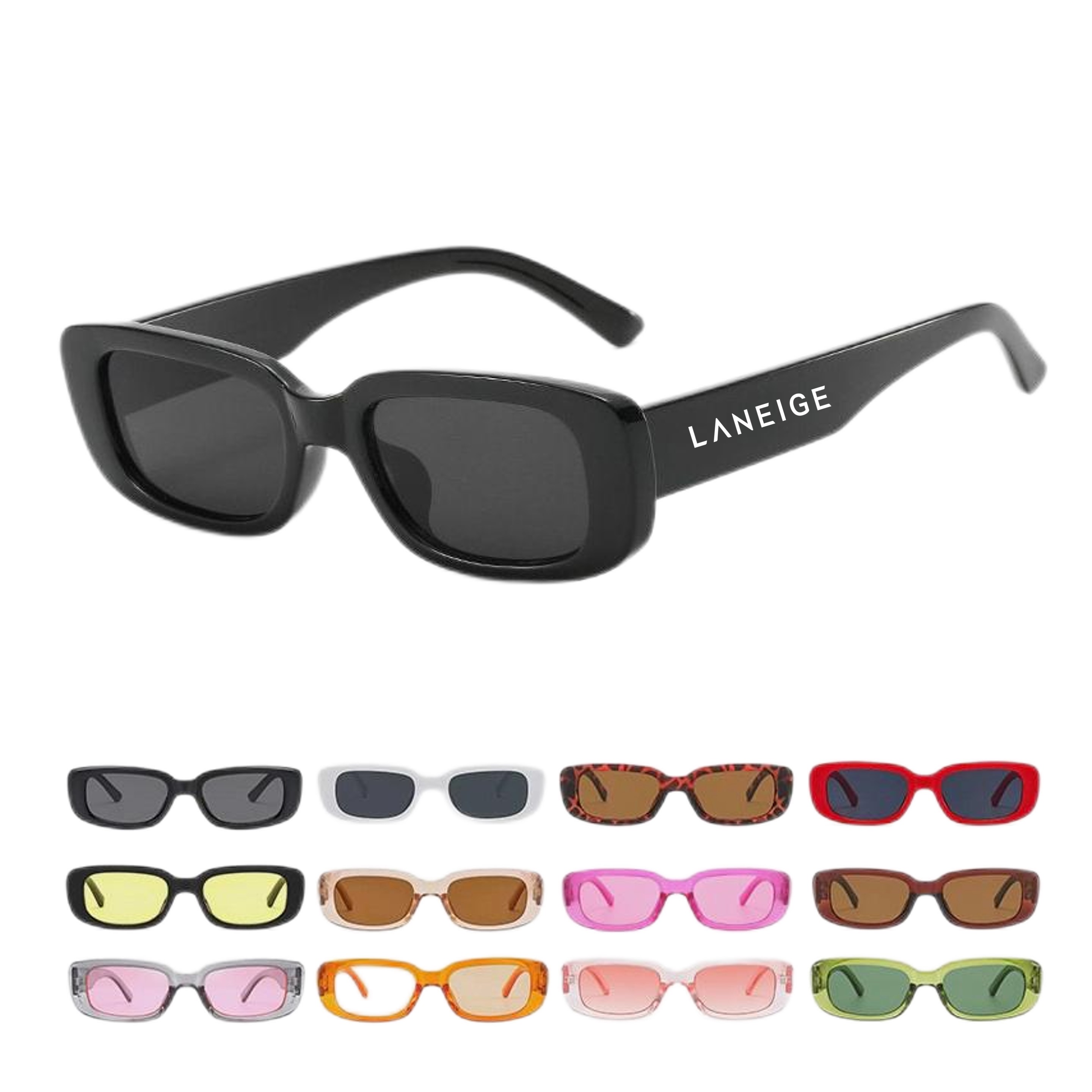 Vintage Rectangle Sunglasses 2