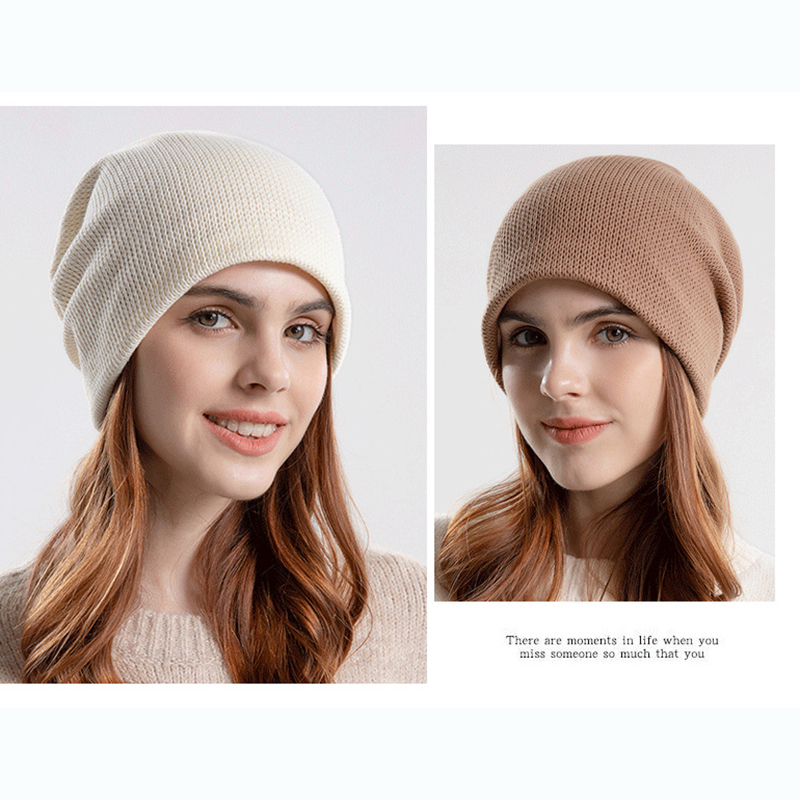Winter Knit Beanie Hat Watch Cap for Women 19