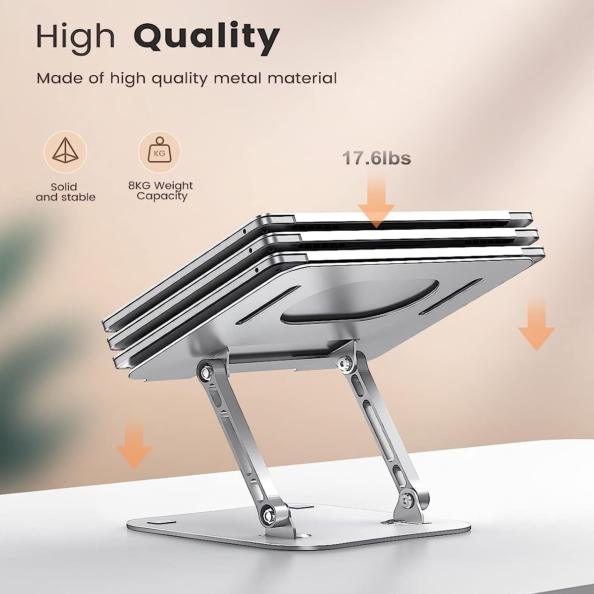 High Quality Metal Ergonomic and Adjustable Laptop Stand 1