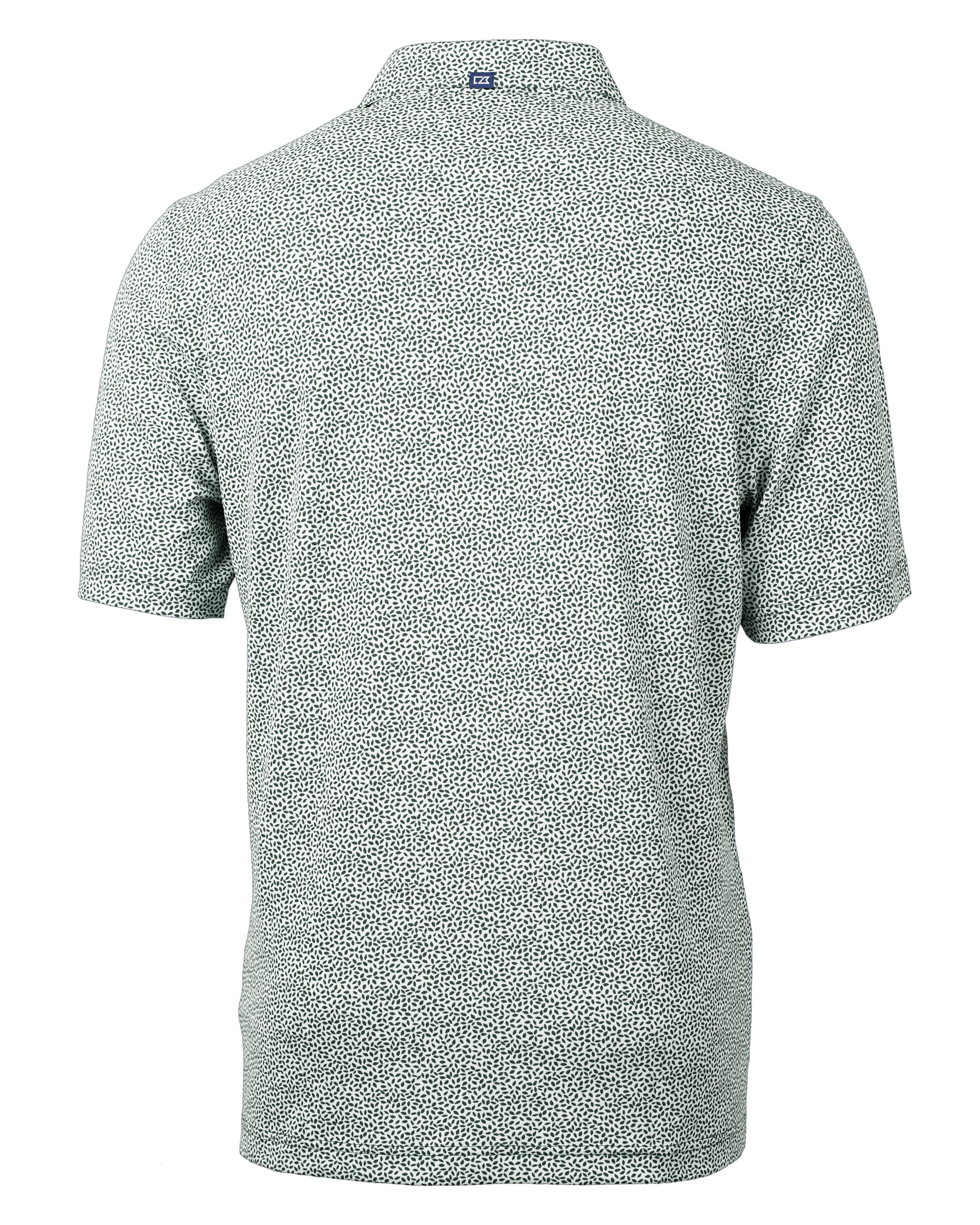 Cutter & Buck Virtue Recycled Botanical Print Featherlight Pique Mens  Polo 38