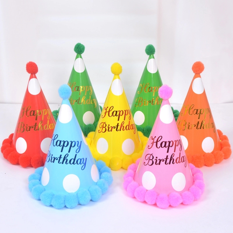 Birthday Party Kids Game Hat & Cake Celebration Decoration 12