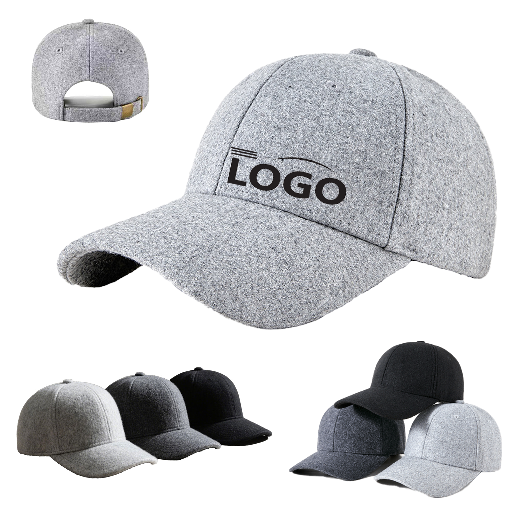 Warm Customizable Wool Cap 1