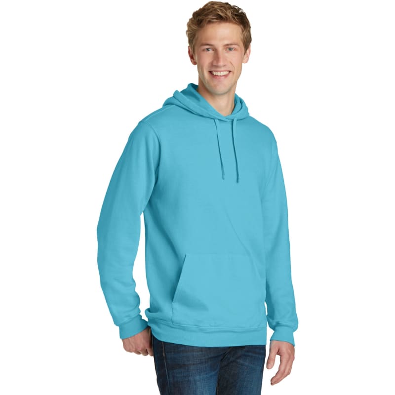 Port & Company Beach Wash Garment-Dyed Pullover Hooded Sweatshirt. 24