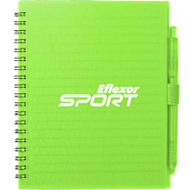 FSC® Recycled 5.5” x 7” Spiral Notebook w/ RPET Pe 36