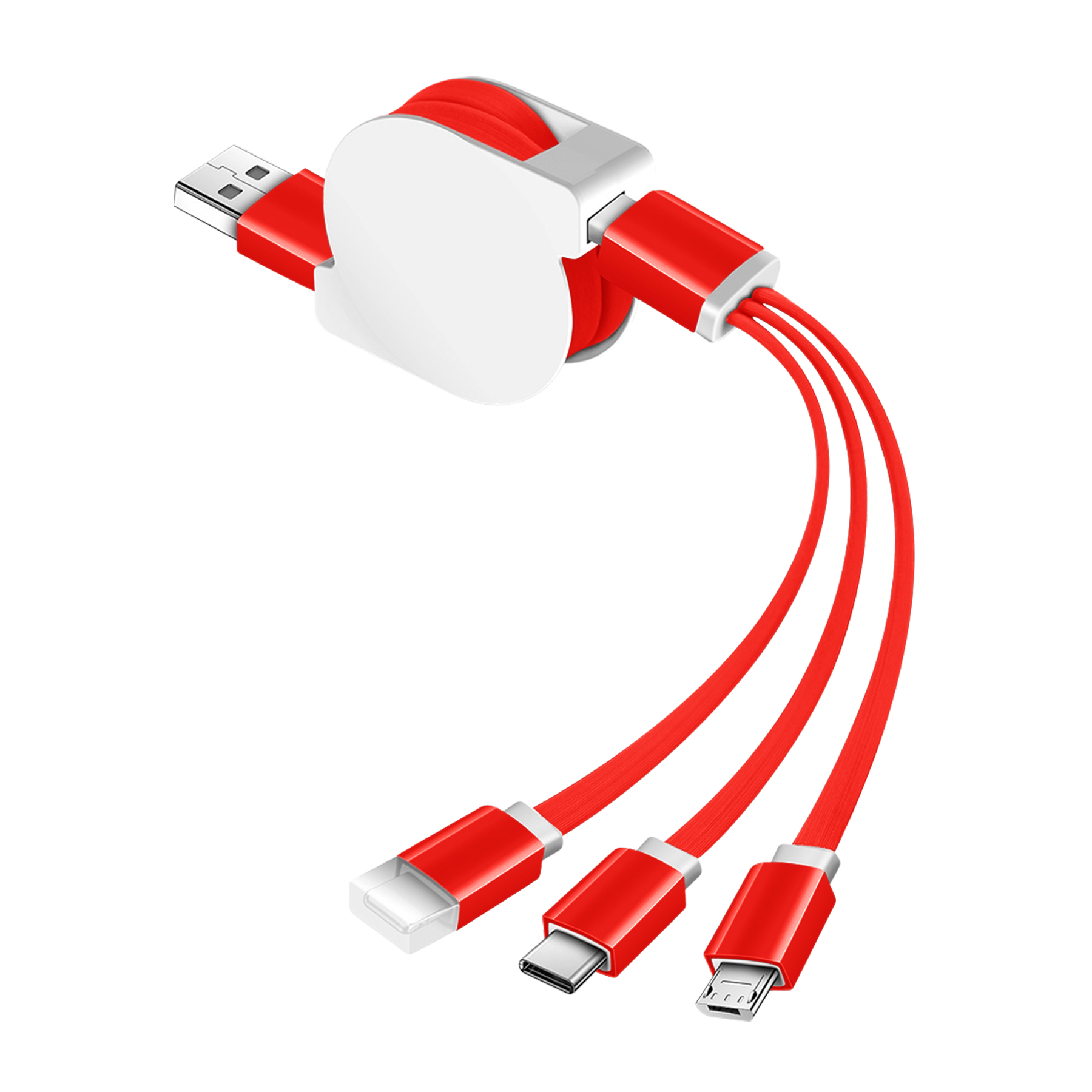 Retractable 3-In-1 Charging Cable 9
